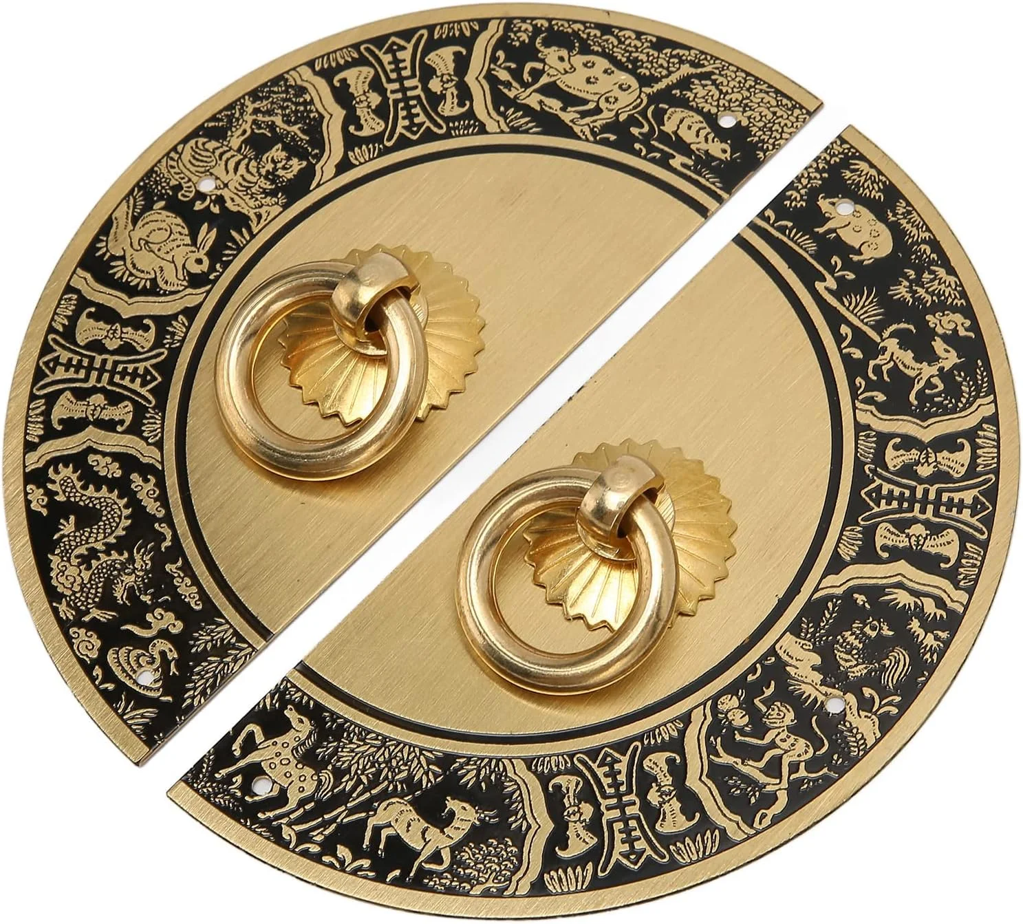 دستگیره کابینت، دستگیره کابینت وینتیج با طرح منحصر به فرد، پنل گرد، تزئینی برای آشپزخانه کمد لباس