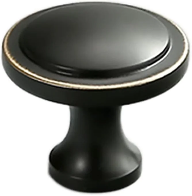 دستگیره کابینت، دستگیره درب برنجی، دستگیره درب آشپزخانه، دستگیره کمد، دستگیره کشو مبلمان، 1 عدد (رنگ: A، اندازه: تک سوراخ)