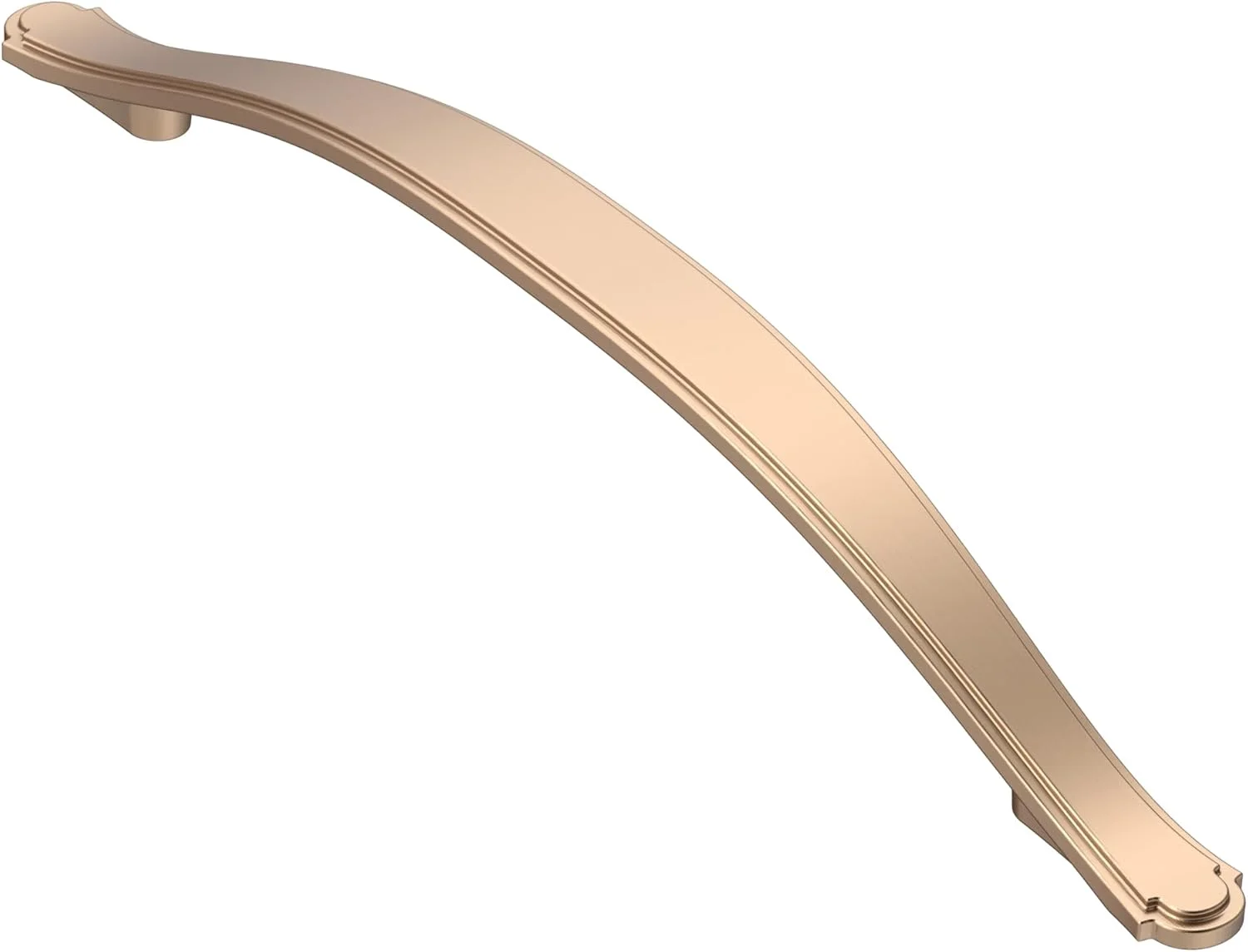 دستگیره کابینت شامپاین برنزی Alzassbg، بسته 10 عددی، فاصله مرکز سوراخ 160 میلی متر، دستگیره کمانی سخت افزار آشپزخانه برای کابینت و کشو مدل AL3028TGP