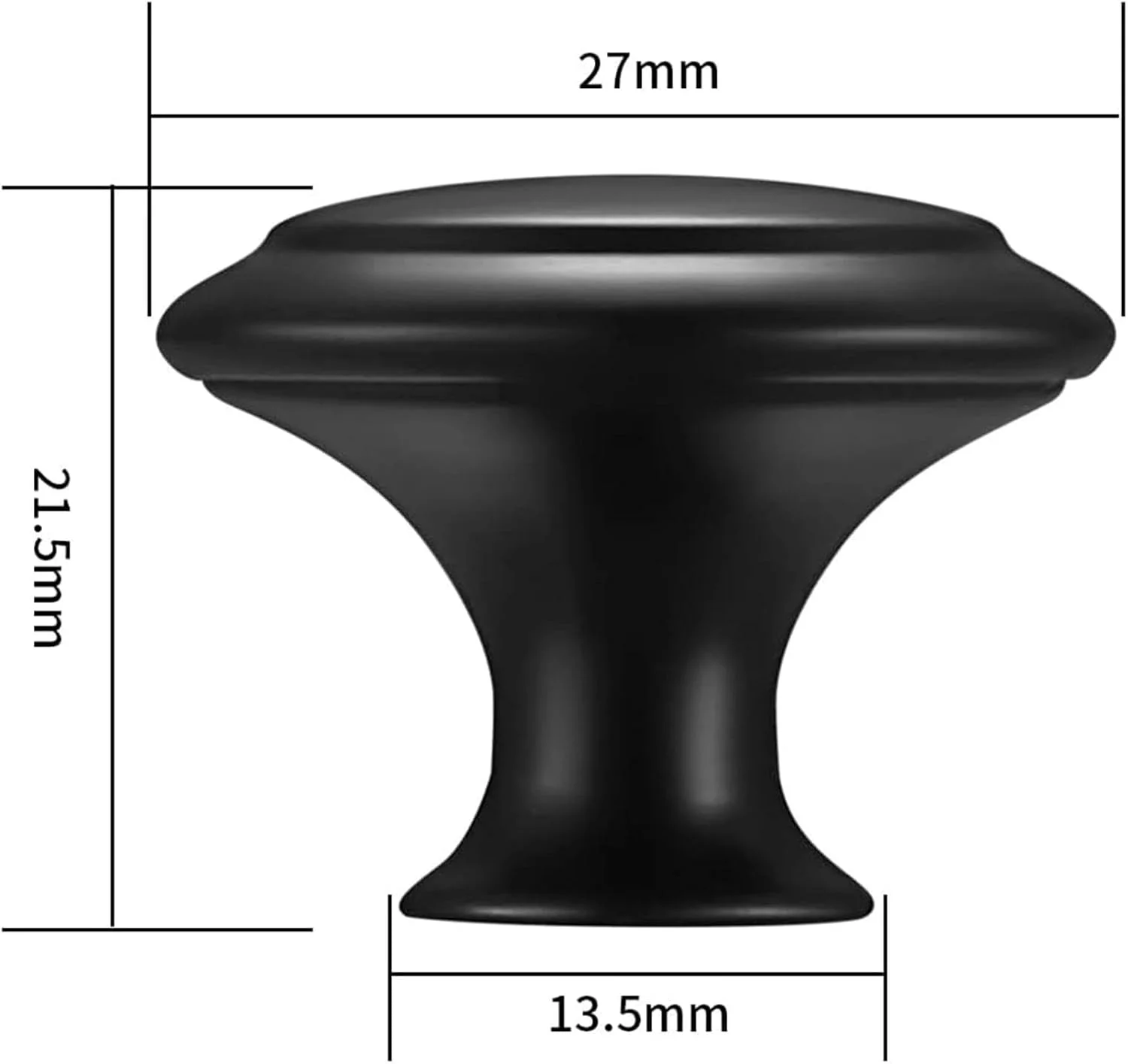 دستگیره کشو Aczyqws، 11 عدد دستگیره گرد مبلمان، دستگیره درب کابینت، دستگیره کمد، دستگیره کشو، دستگیره کابینت آشپزخانه، دستگیره مبلمان کشو کمد آشپزخانه، مشکی