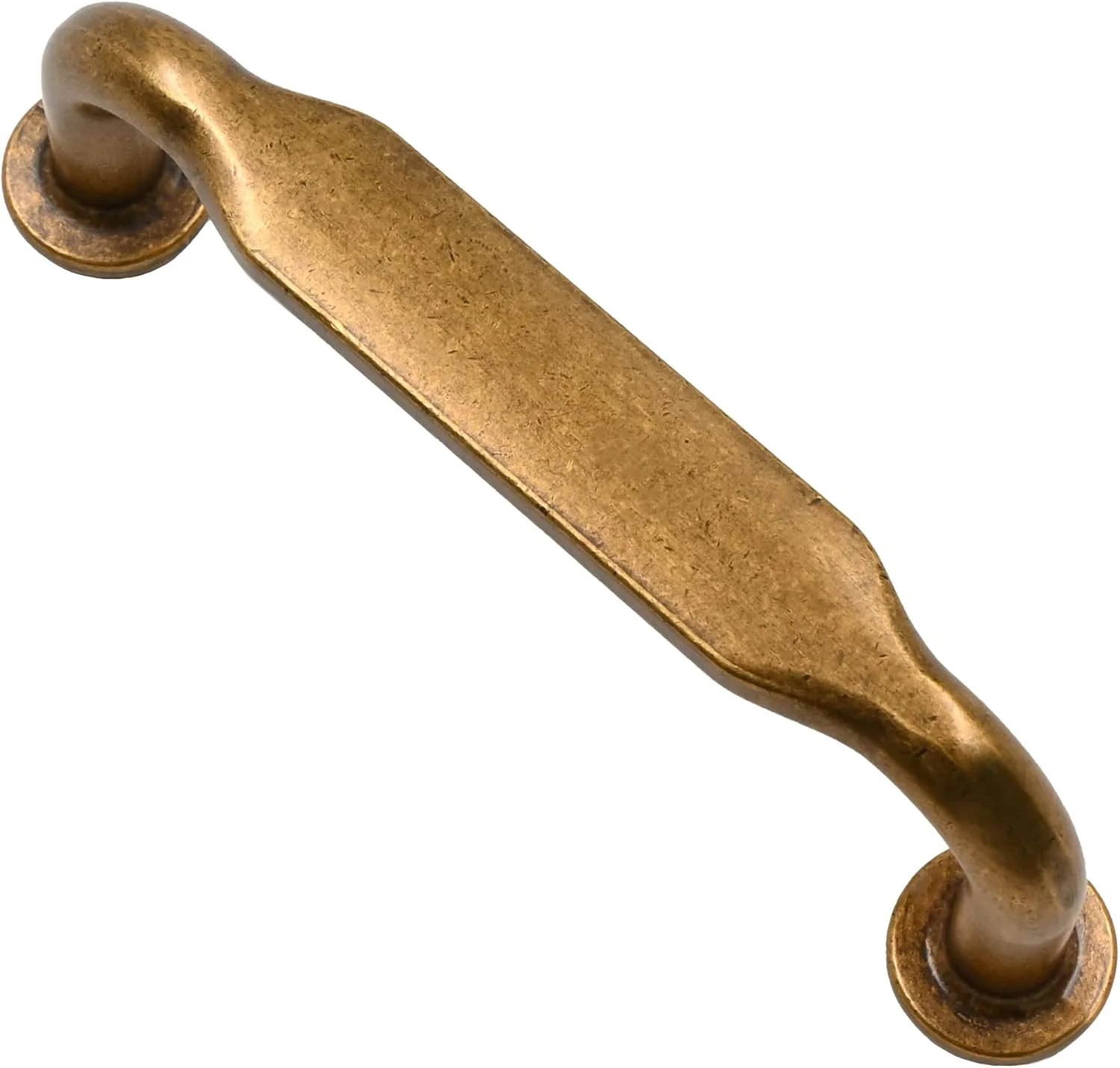 دستگیره کابینت برنجی عتیقه Alzassbg، بسته 15 عددی، مرکز سوراخ 3 اینچی (76 میلی متر)، دستگیره های مدرن کمانی سخت افزار آشپزخانه برای کابینت مدل AL3503AE