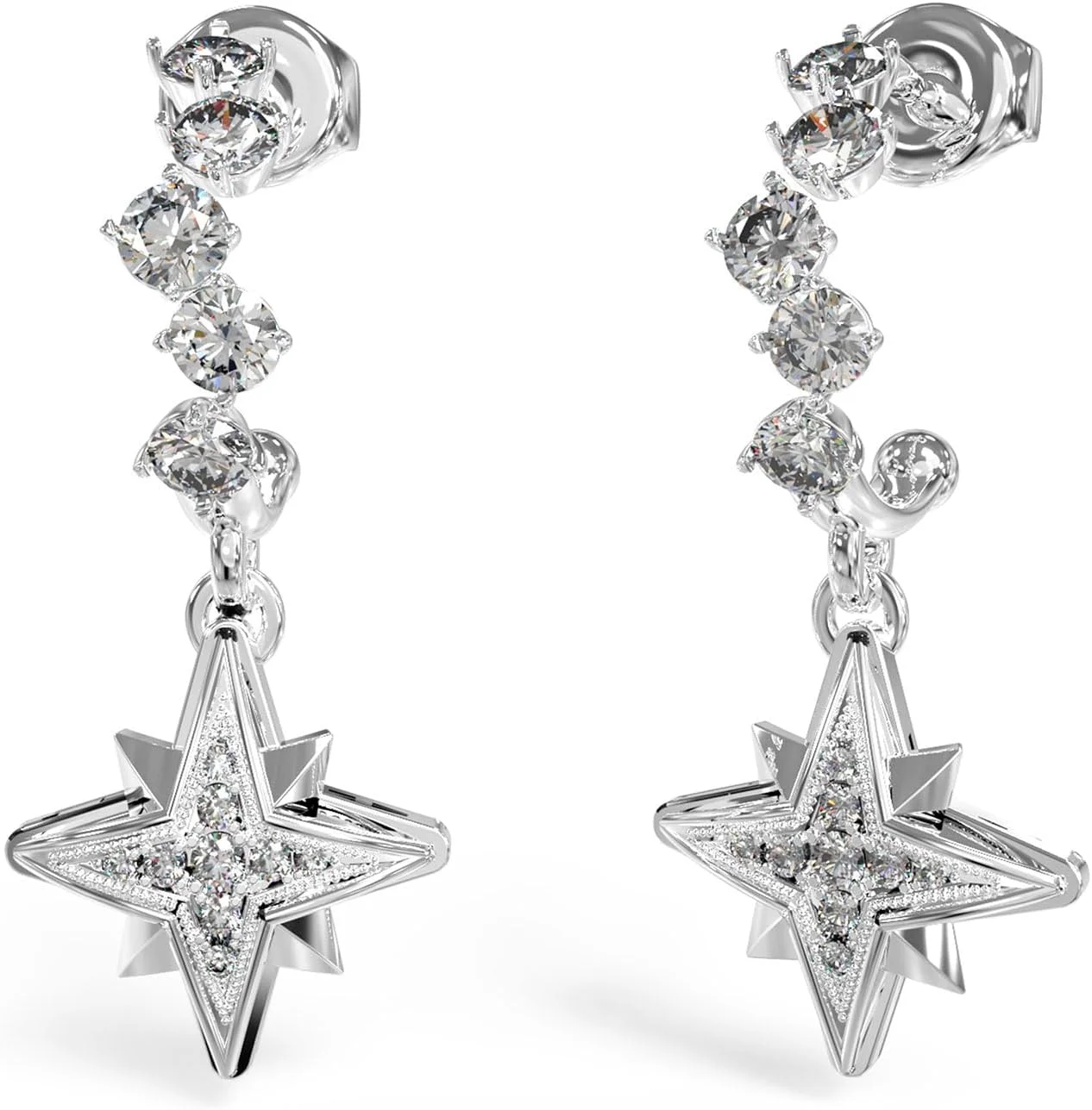 گوشواره گس مدل JUBE03322JWRHT-U، سایز تک، فلز غیر قیمتی، بدون سنگ قیمتی