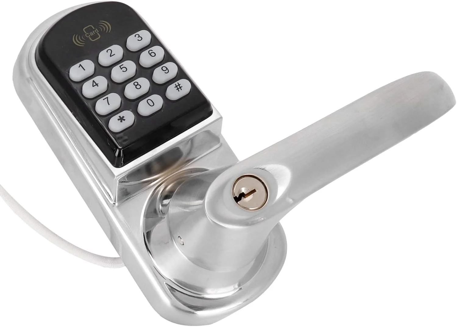 قفل الکترومغناطیسی REHOOF، قفل الکترونیکی هوشمند، لوازم جانبی درب رمز عبور خالی مناسب برای رستوران ها، ساختمان های اداری، درب های ضد سرقت