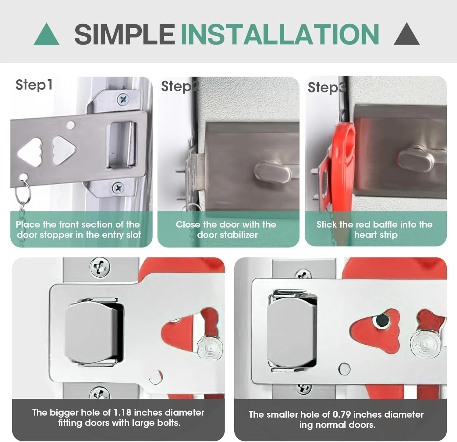 قفل درب قابل حمل 2 عددی، قفل مسافرتی درب قابل حمل، قفل امنیتی درب بدون کلید، قفل امنیتی درب هتل، قفل امنیتی درب برای مسافرت، هتل، خانه