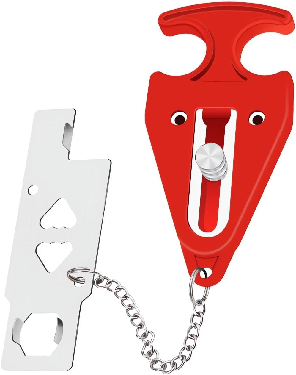 قفل درب قابل حمل برای هتل، خانه، آپارتمان، مسدود کننده درب امنیتی بدون نیاز به سوراخ کاری، قفل ایمنی قابل حمل برای حفظ حریم خصوصی و ایمنی کودکان و زنان