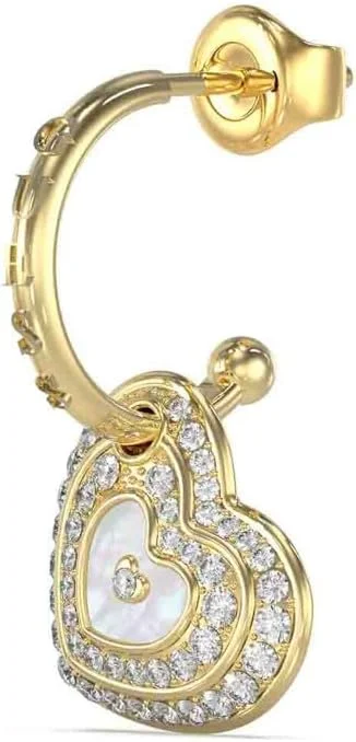 گوشواره زنانه گس AMAMI JUBE04019JWYGWHT/U، استیل ضد زنگ، بدون سنگ قیمتی گوشواره زنانه گس AMAMI JUBE04019JWYGWHT/U، استیل ضد زنگ، بدون سنگ قیمتی