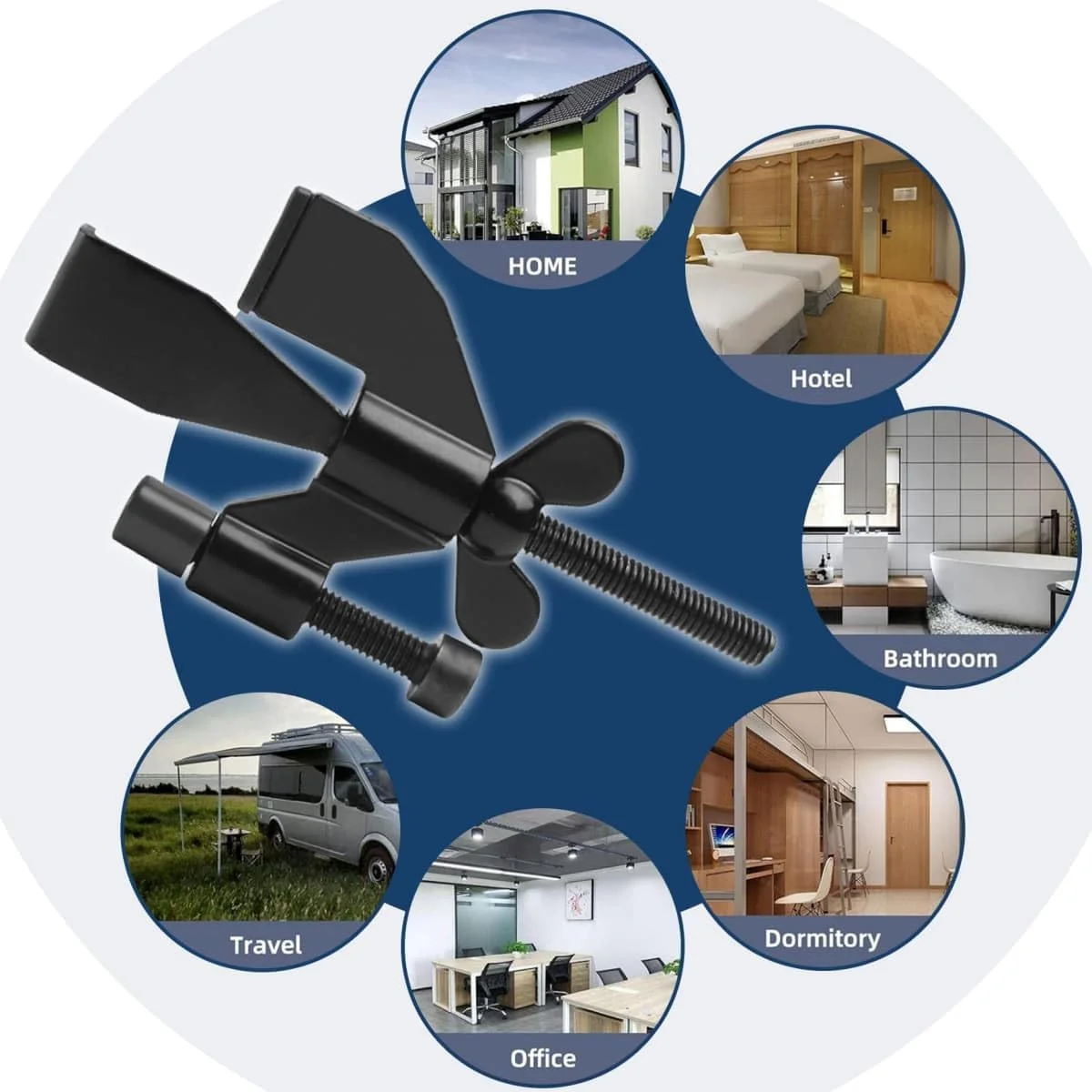 قفل درب قابل حمل 2 عددی، قفل درب امنیتی خانگی، قفل های مسافرتی برای ایمنی و حریم خصوصی بیشتر، دستگاه های امنیتی برای مسافرت، هتل، خانه، آپارتمان، خوابگاه قفل درب قابل حمل 2 عددی، قفل درب امنیتی خانگی، قفل های مسافرتی برای ایمنی و حریم خصوصی بیشتر، دستگاه های امنیتی برای مسافرت، هتل، خانه، آپارتمان، خوابگاه