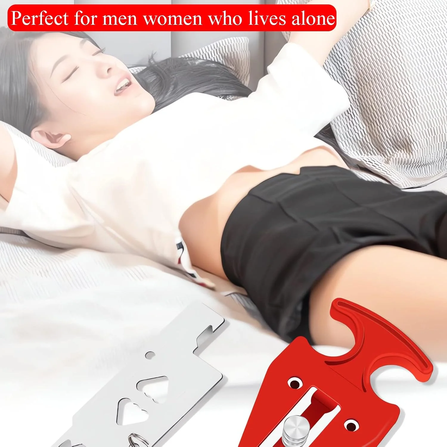 قفل درب قابل حمل برای هتل، خانه، آپارتمان، مسدود کننده درب امنیتی بدون نیاز به سوراخ کاری، قفل ایمنی قابل حمل برای حفظ حریم خصوصی و ایمنی کودکان و زنان