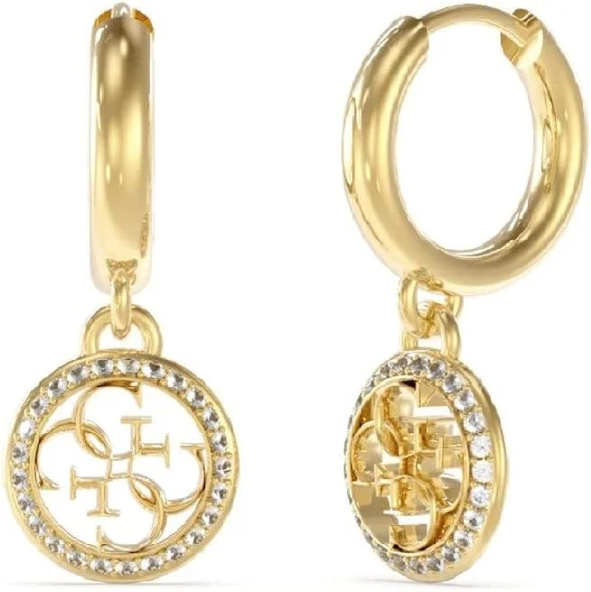 گوشواره های حلقه ای زنانه گس استیل ضد زنگ زیرکونیا 32023460