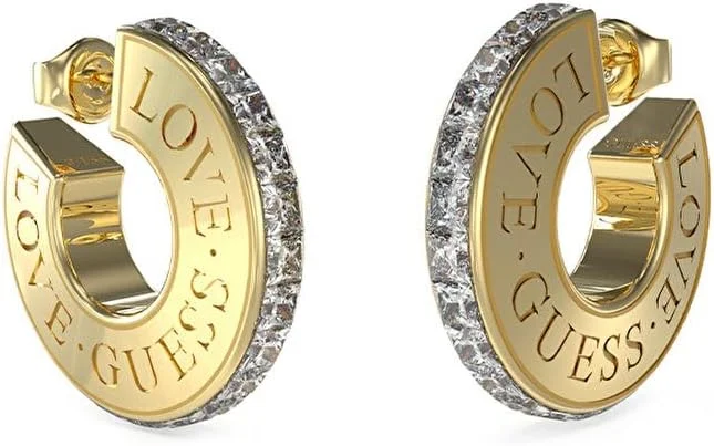 گوشواره زنانه گس - مدل Love GUESS JUBE04083JWYGT-U