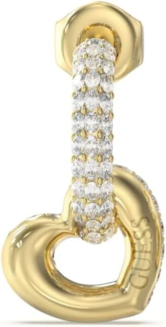 گوشواره حلقه ای زنانه گس مدل JUBE05465JWYG طرح قلب طلایی گوشواره حلقه ای زنانه گس مدل JUBE05465JWYG طرح قلب طلایی