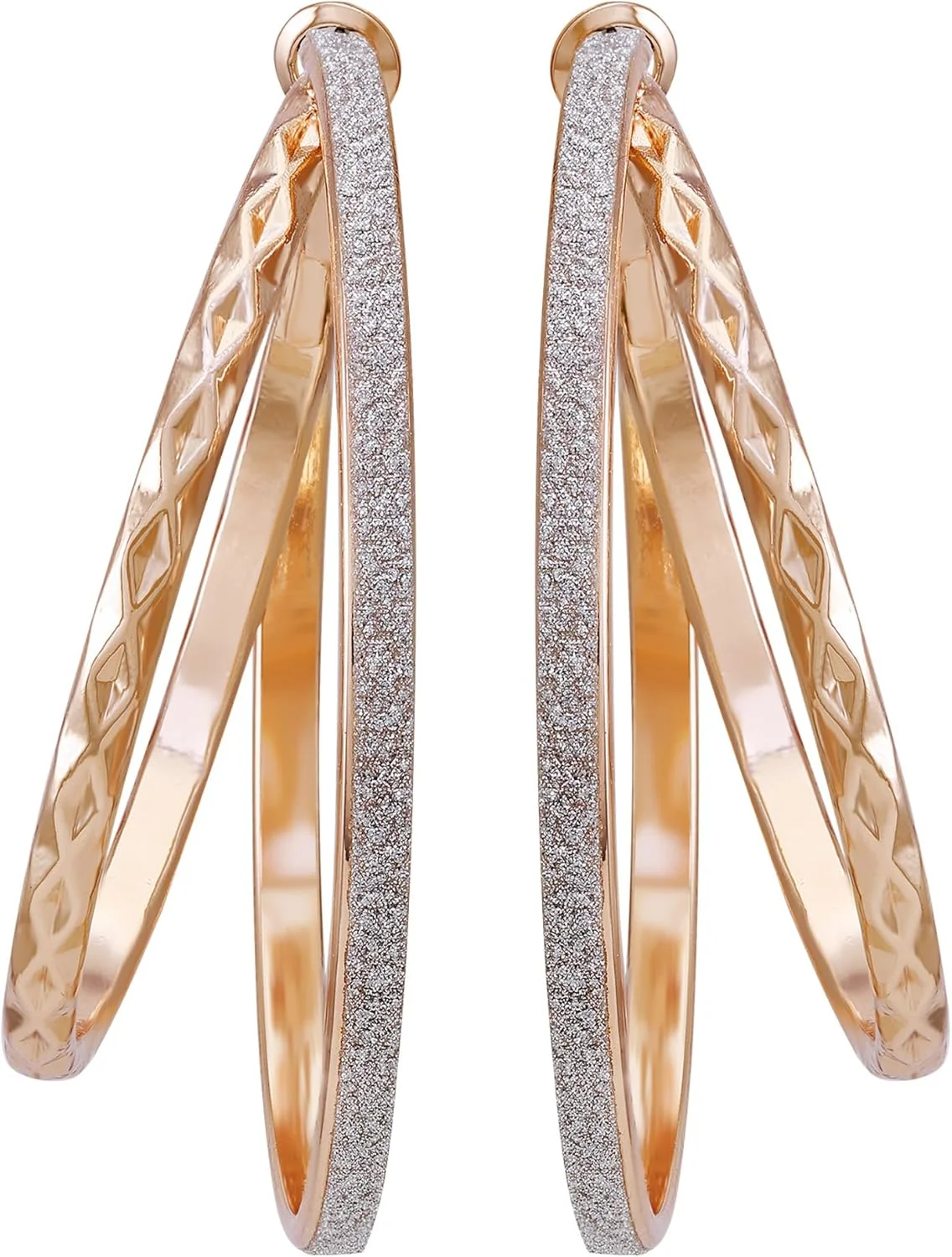 گوشواره های حلقه ای GUESS مدل Update با تزیین کاغذ اکلیلی گوشواره های حلقه ای GUESS مدل Update با تزیین کاغذ اکلیلی