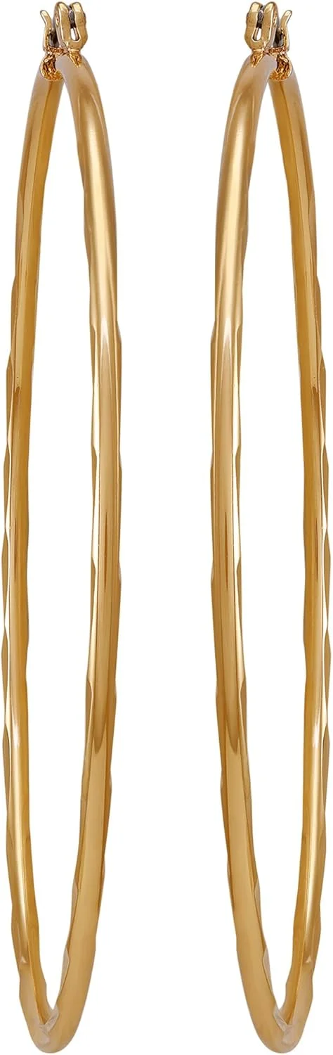 گوشواره های حلقه ای فلزی گس مدل Ig Hoop، طلایی، سایز One Size گوشواره های حلقه ای فلزی گس مدل Ig Hoop، طلایی، سایز One Size