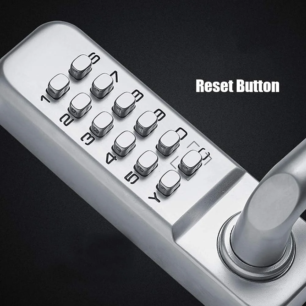 قفل درب مکانیکی، قفل ترکیبی ضد آب، قفل رمزی بدون کلید ضد سرقت برای درب های ورودی خانه، دفاتر، پارکینگ ها، آپارتمان ها، امنیت