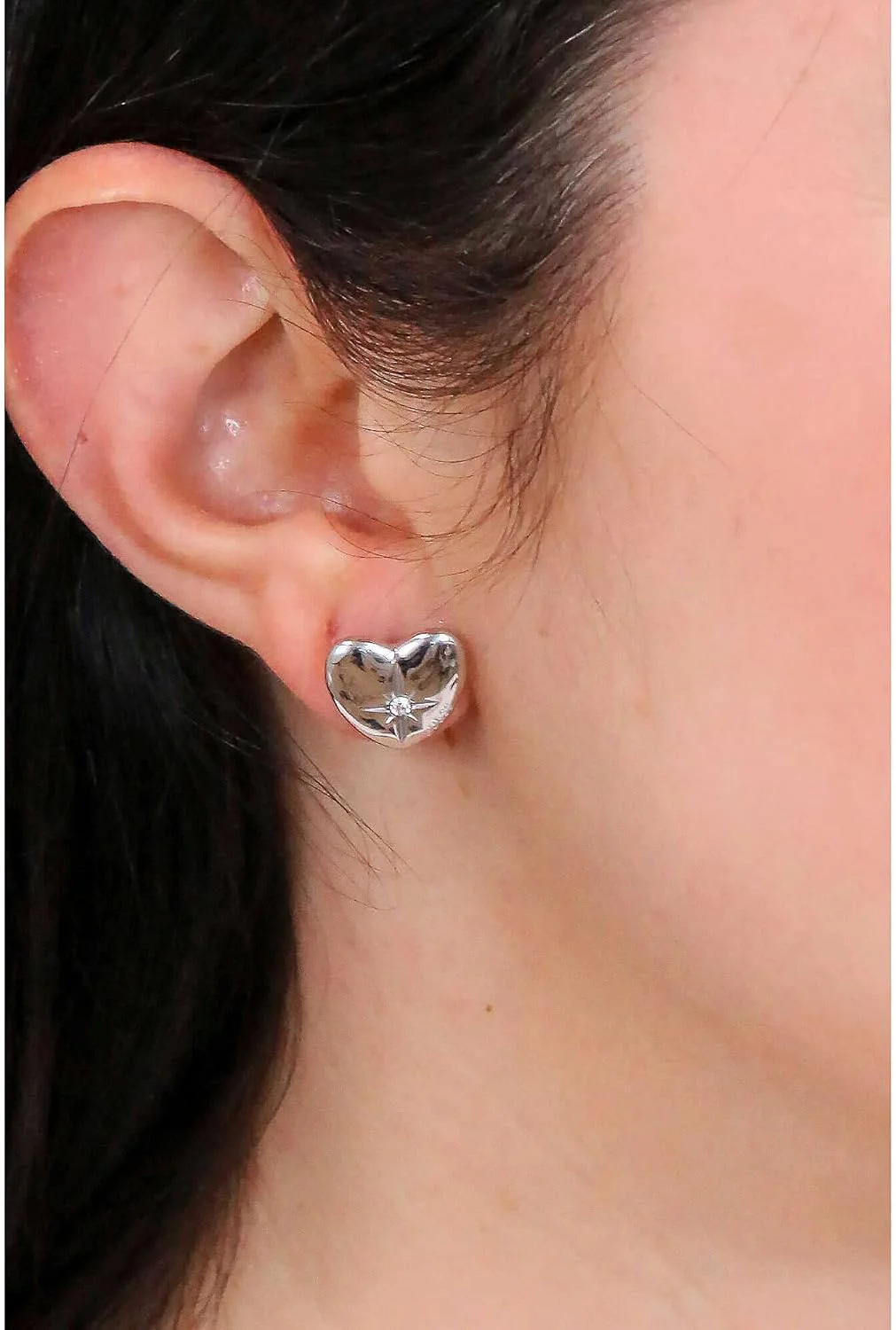 گوشواره های میخی قلبی گس زنانه مدل ER 13MM RH FEB'2022 گوشواره های میخی قلبی گس زنانه مدل ER 13MM RH FEB'2022