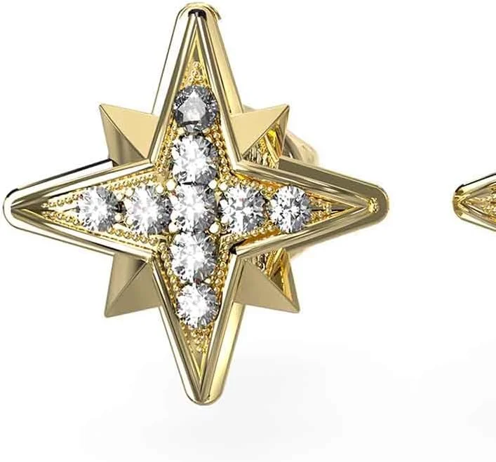 گوشواره میخی زنانه گس مدل STARS با قطر 8 میلی متر، طلایی، ژوئن 2023 گوشواره میخی زنانه گس مدل STARS با قطر 8 میلی متر، طلایی، ژوئن 2023