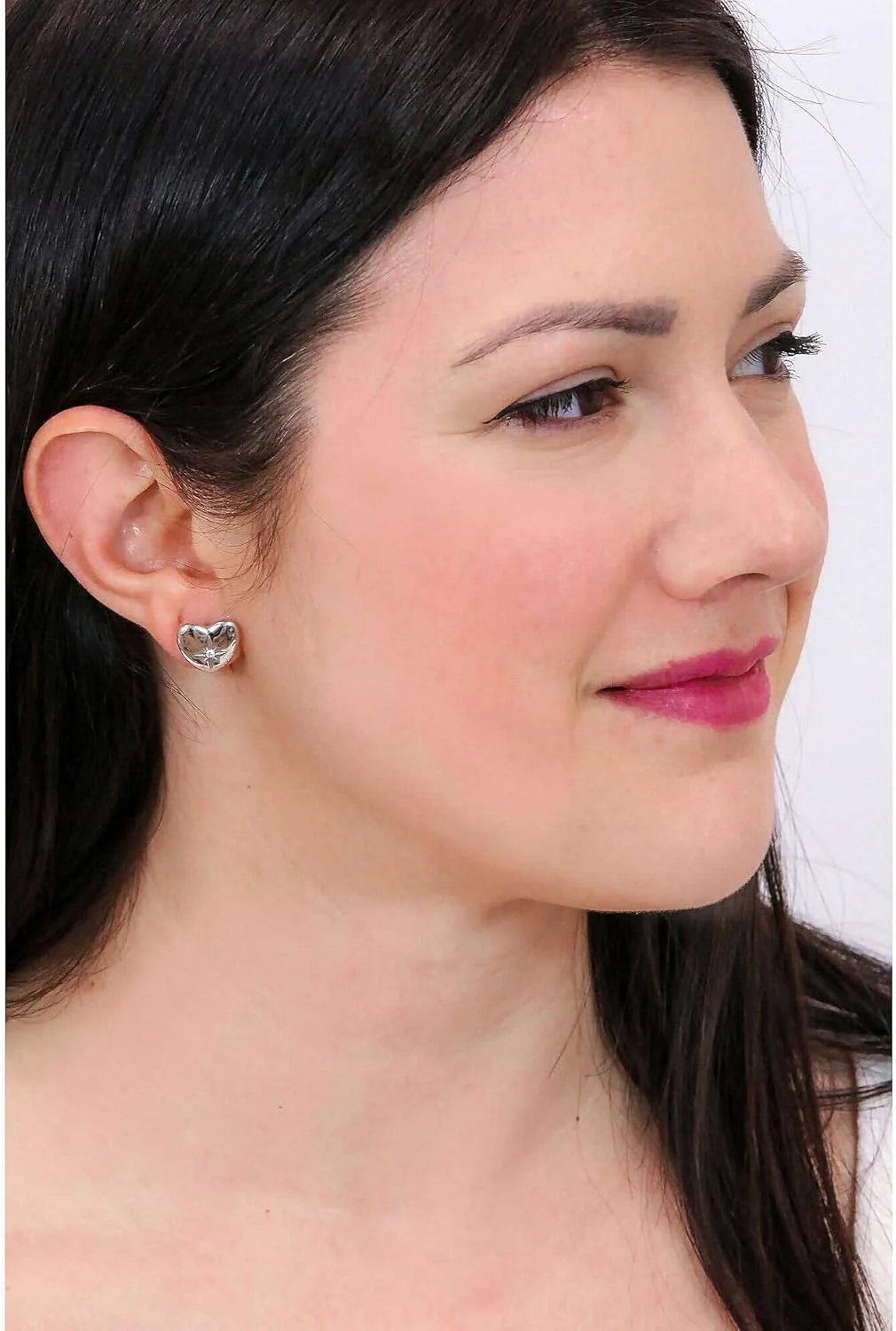 گوشواره های میخی قلبی گس زنانه مدل ER 13MM RH FEB'2022 گوشواره های میخی قلبی گس زنانه مدل ER 13MM RH FEB'2022