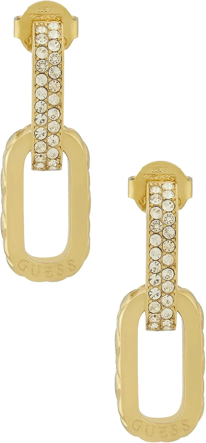 گوشواره زنانه گس مدل JUBE04582JWYGT-U متلسی پولکی طلایی گوشواره زنانه گس مدل JUBE04582JWYGT-U متلسی پولکی طلایی