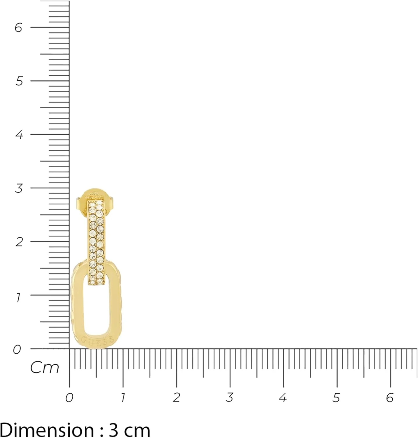 گوشواره زنانه گس مدل JUBE04582JWYGT-U متلسی پولکی طلایی گوشواره زنانه گس مدل JUBE04582JWYGT-U متلسی پولکی طلایی