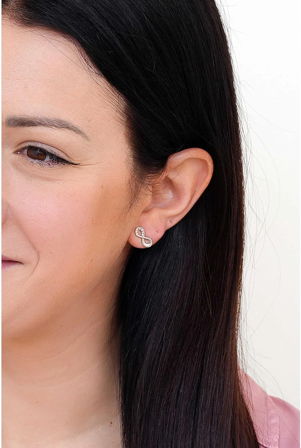 گوشواره میخی بی نهایت زنانه گس 13 میلی متری نقره ای ژوئن 2023 گوشواره میخی بی نهایت زنانه گس 13 میلی متری نقره ای ژوئن 2023