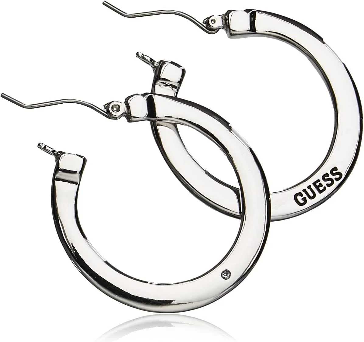 گوشواره های حلقه ای با لوگوی اصلی GUESS گوشواره های حلقه ای با لوگوی اصلی GUESS