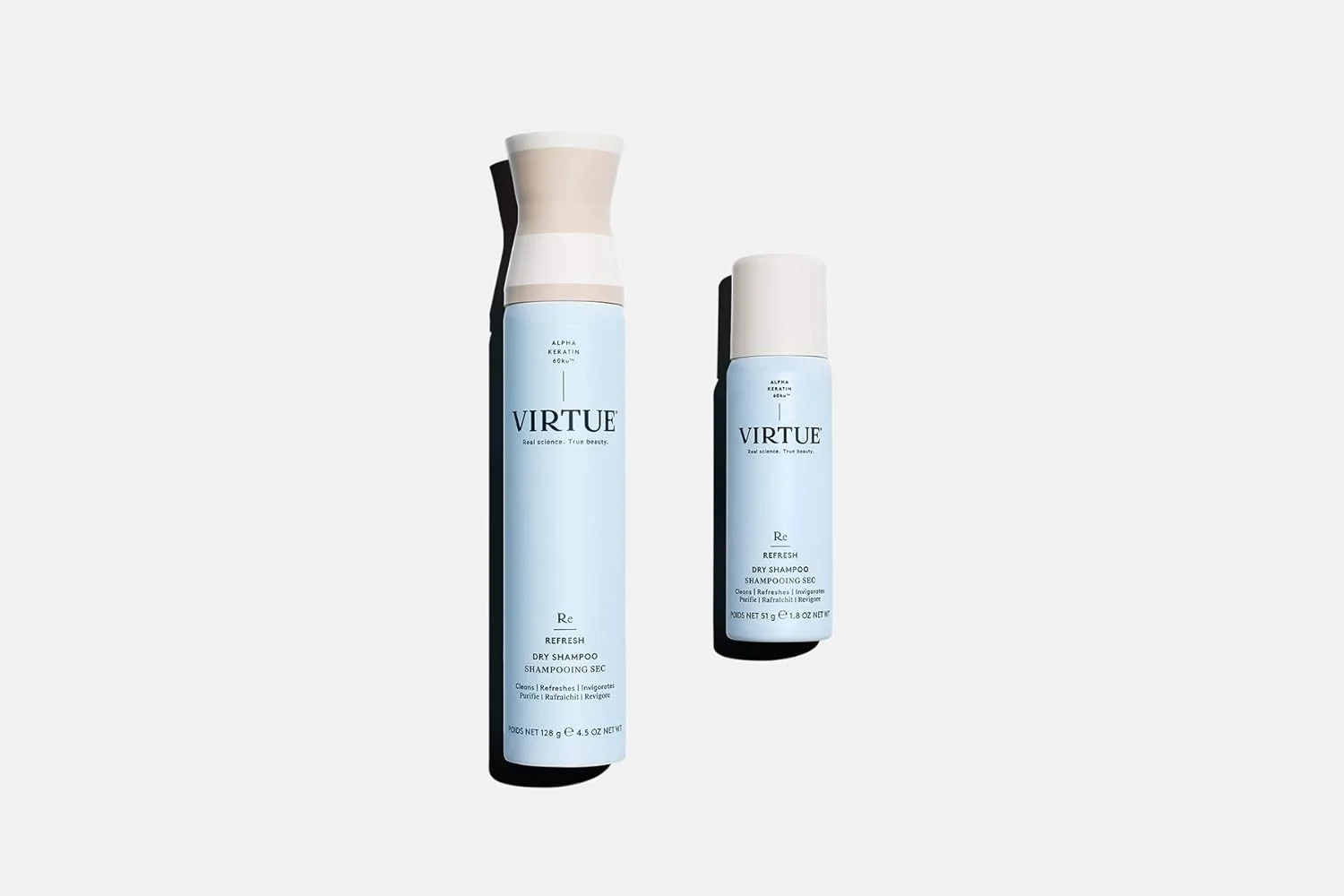 شامپو خشک VIRTUE حجم 53 میلی لیتر