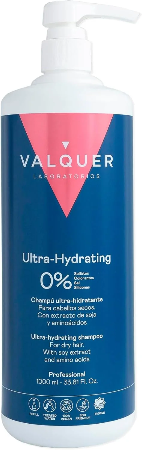 شامپو فوق آبرسان موهای خشک والکر پروفشنال - 1000 میلی لیتر