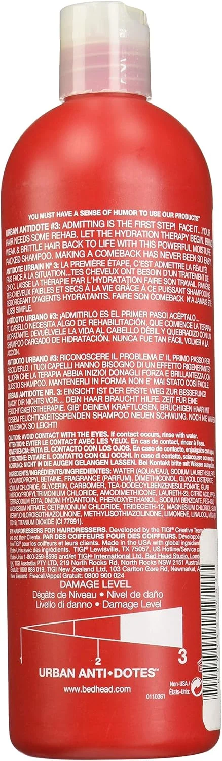 شامپو احیا کننده مو تیجی بد هد Urban Anti+dotes حجم 750 میلی لیتر شامپو احیا کننده مو تیجی بد هد Urban Anti+dotes حجم 750 میلی لیتر