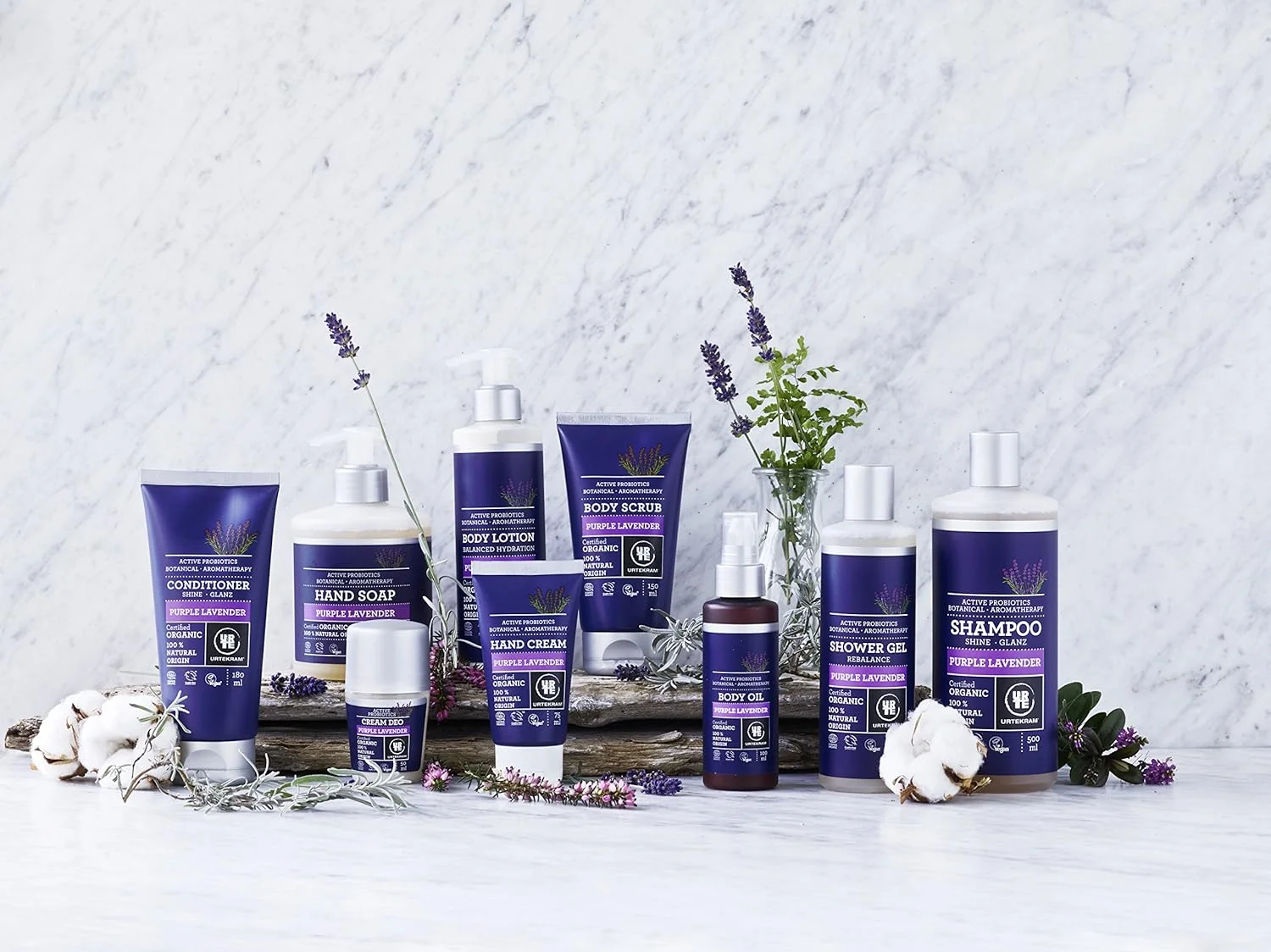 شامپو لوندر ارگانیک فعال اورتکرام، 250 میلی لیتر - 100% ارگانیک | عصاره اسطوخودوس و روغن های ضروری | مرطوب کننده و متعادل کننده موهای معمولی تا خشک