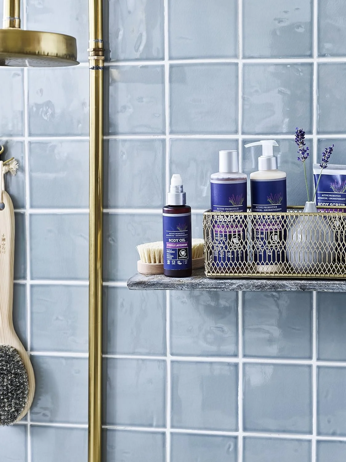 شامپو لوندر ارگانیک فعال اورتکرام، 250 میلی لیتر - 100% ارگانیک | عصاره اسطوخودوس و روغن های ضروری | مرطوب کننده و متعادل کننده موهای معمولی تا خشک