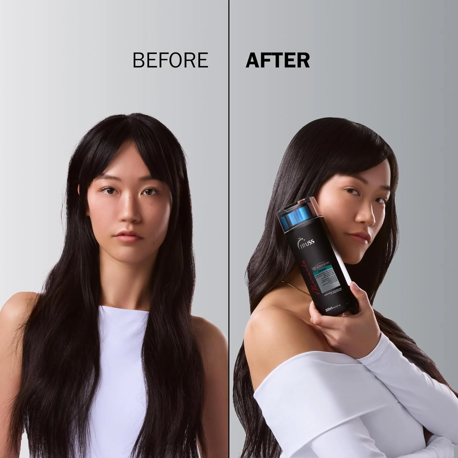 شامپو معجزه گر تروس | ترکیب پروتئین و روغن برای موهای آسیب دیده | بازسازی، درخشش و نرمی مو | محافظت از اشعه ماوراء بنفش و رنگ مو | ضد وز و حفظ رطوبت | شامپو روزانه برای انواع مو | 300 میلی لیتر