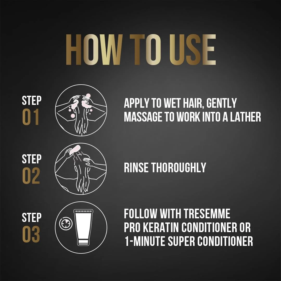 شامپو تثبیت کننده رنگ مو ترزمه پرو کالر، برای درخشندگی و شادابی رنگ مو تا 12 هفته، با فناوری Shineplex™ و روغن کاملیا، فاقد سولفات، پارابن و رنگ، 250 میلی لیتر