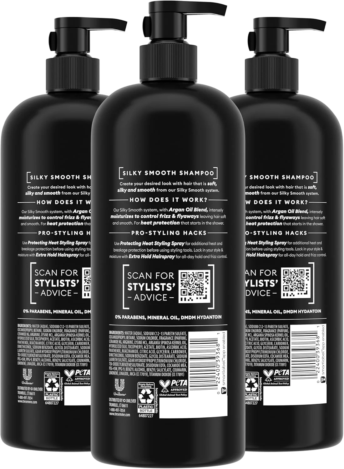 شامپو نرم و ابریشمی ترزمه 3 عددی، موهای خشک را با روغن آرگان مراکشی برای داشتن ظاهری سالم و درخشان و با کیفیت حرفه ای، رام و مرطوب می کند، 828 میلی لیتر شامپو نرم و ابریشمی ترزمه 3 عددی، موهای خشک را با روغن آرگان مراکشی برای داشتن ظاهری سالم و درخشان و با کیفیت حرفه ای، رام و مرطوب می کند، 828 میلی لیتر