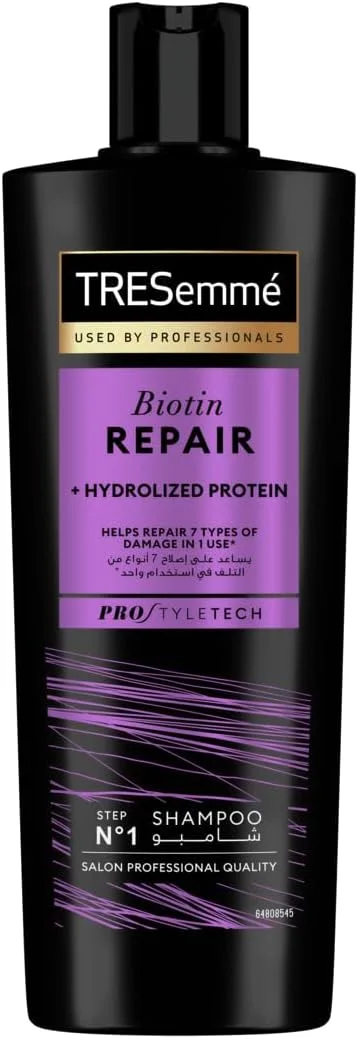 شامپو ترمیم کننده و محافظ مو ترزمه حاوی بیوتین برای موهای خشک و آسیب دیده، 400 میلی لیتر