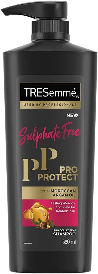شامپو محافظ مو ترزمه پرو پروتکت، 580 میلی لیتر، برای موهای وز، حاوی روغن آرگان مراکشی، مراقبت ملایم برای موهای رنگ شده، بدون سولفات و پارابن