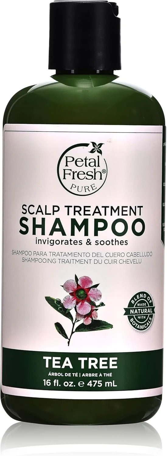 شامپو درمان پوست سر پتال فرش با درخت چای | برای احیا و صاف کردن پوست سر | ترکیب گیاهی طبیعی | 475 میلی لیتر