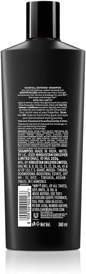 شامپو ضد ریزش مو ترزمه، 340 میلی لیتر
