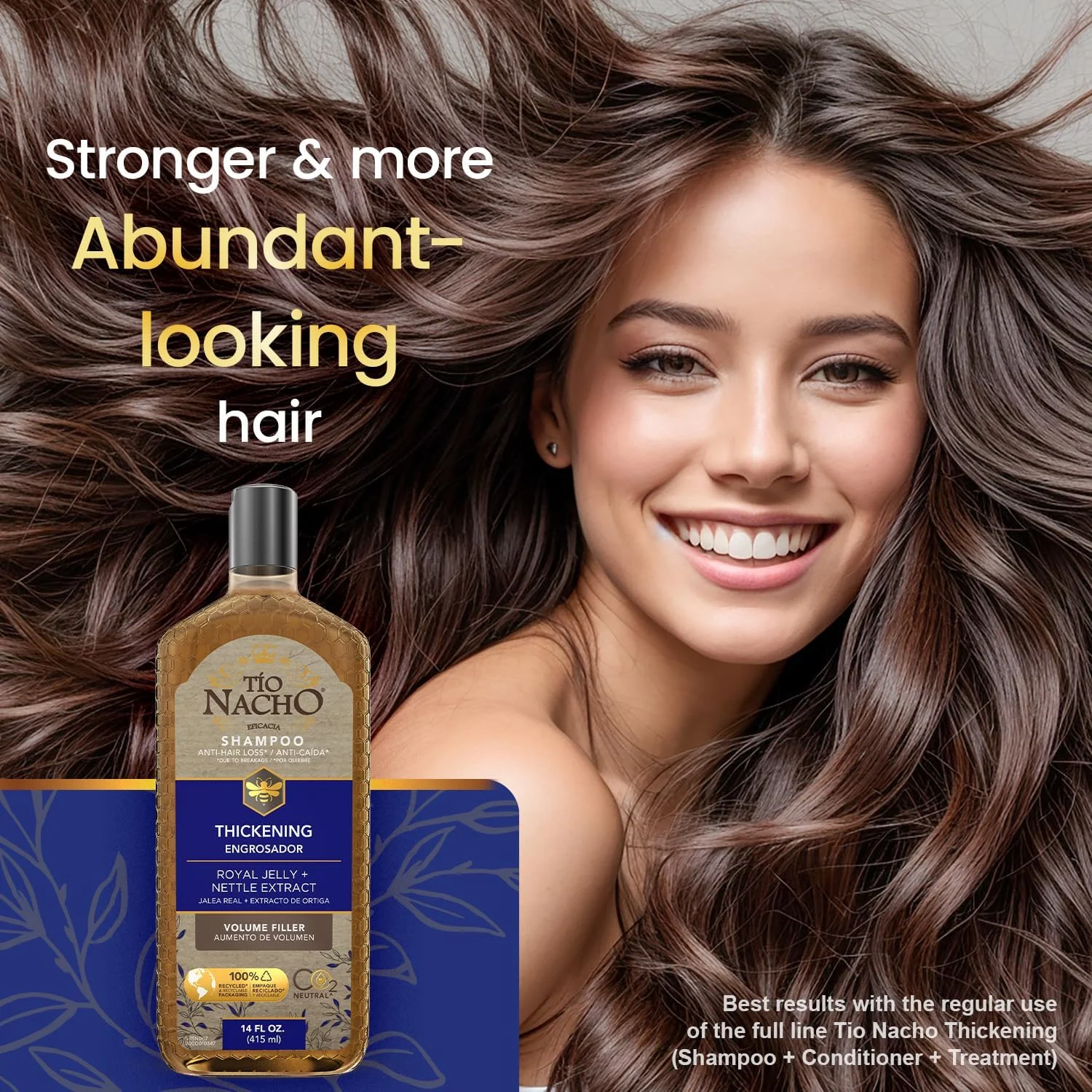 شامپو ضخیم کننده مو تیو ناچو (بسته 3 عددی)