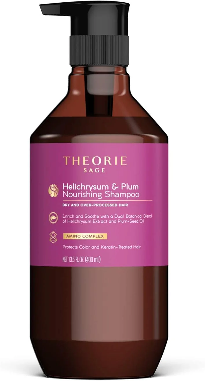 تئوری: سیج - گل همیشه بهار و آلو - شامپو مغذی - برای موهای خشک و آسیب دیده - محافظت از رنگ مو و موهای کراتینه شده، 400 میلی لیتر (طراحی برچسب ممکن است متفاوت باشد)