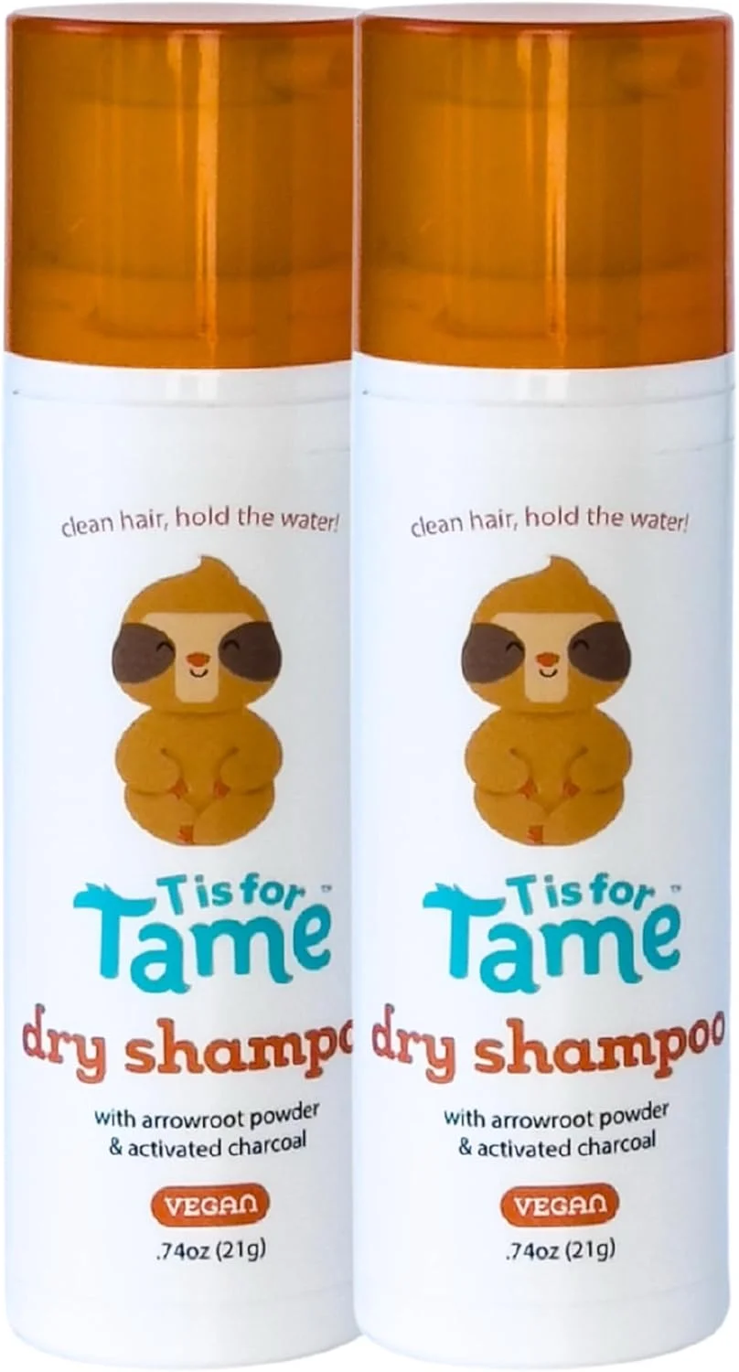 شامپو خشک کودک و نوزاد T is for Tame، مناسب پوست های حساس، پاک کننده مو و پوست سر بدون نیاز به آب، مناسب برای بزرگسالان، بدون آئروسل