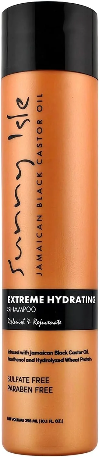 شامپو روغن کرچک سیاه جامائیکایی سانی آیل اکسترا دارک، آبرسان و باز کننده گره مو، 355 میلی لیتر (تک عددی)