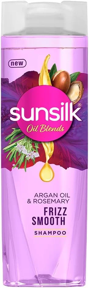 شامپو روغن آرگان و رزماری سانسیلک، نرم کننده و ضد وز مو | مناسب موهای وز | بدون پارابن افزوده | 195 میلی لیتر