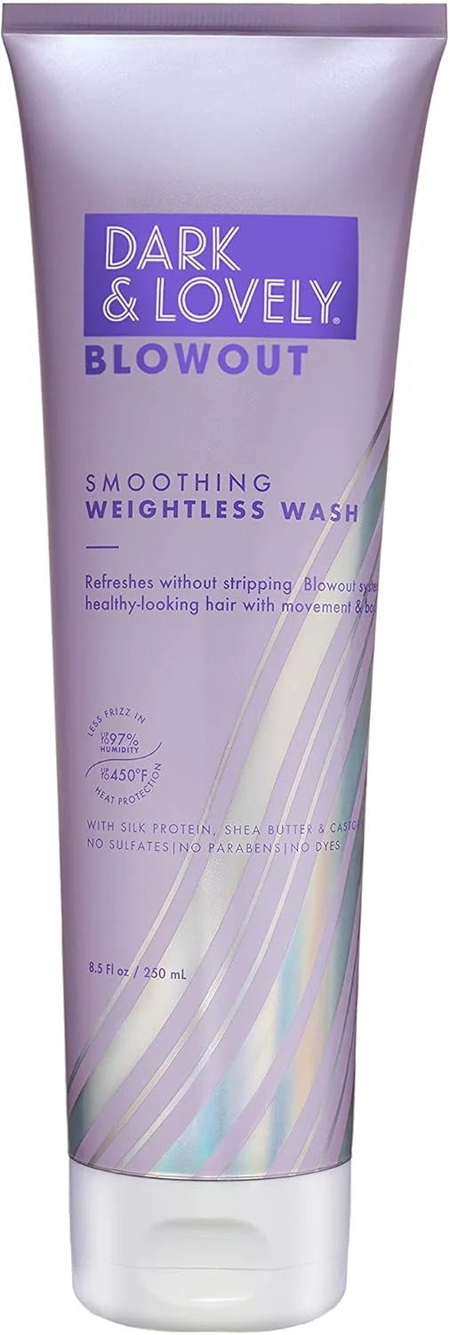 شامپو آبرسان بدون سولفات دارک اند لاولی Blowout سافت شین-کارسون حاوی روغن کرچک، برای موهای فر، 250 میلی لیتر