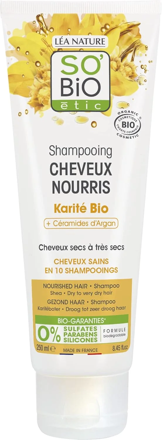 شامپو شی باتر مغذی So'Bio Étic، ۲۵۰ میلی لیتر