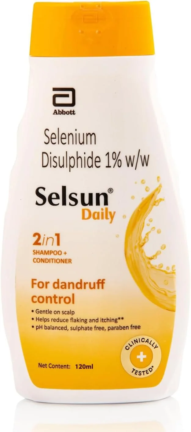 شامپو ضد شوره روزانه سلسون مناسب پوست سر خشک 120 میلی لیتر