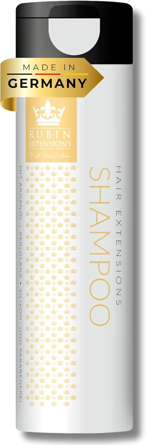 شامپو اکستنشن مو روبیان 250 میلی لیتر - شامپو مراقبت از اکستنشن مو زنانه - مجموعه ترمیم طلایی - شامپو برای اکستنشن مو و اکستنشن موی طبیعی