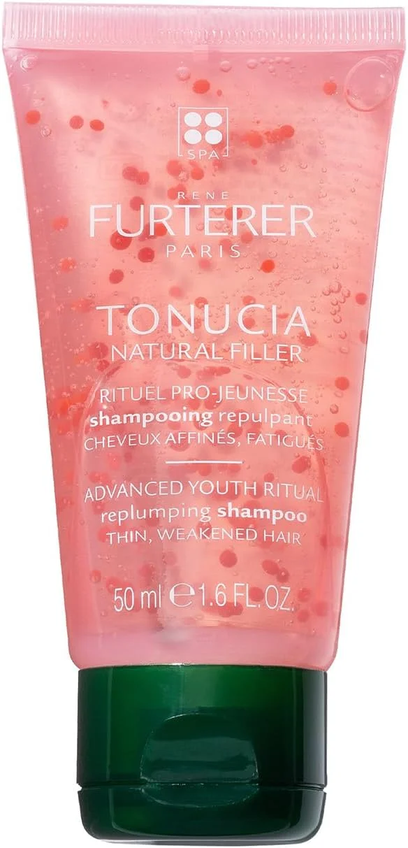 شامپو پرکننده طبیعی تونوسیا رنه فورترر، 200 میلی لیتر | کمک به حجیم و متراکم کردن فیبر مو | برای موهای نازک، زبر، خشک و شکننده
