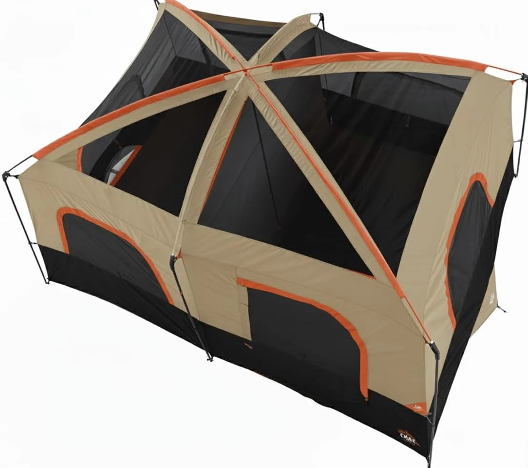 چادر مسافرتی بزرگ خانوادگی Adventure Lab مناسب برای 6 تا 10 نفر | چادر کابین ضد آب دو لایه با 2 اتاق، 3 درب و 3 پنجره | طراحی دیوار صاف برای کمپینگ در فضای باز، پیک نیک و گردهمایی خانوادگی (بژ) چادر مسافرتی بزرگ خانوادگی Adventure Lab مناسب برای 6 تا 10 نفر | چادر کابین ضد آب دو لایه با 2 اتاق، 3 درب و 3 پنجره | طراحی دیوار صاف برای کمپینگ در فضای باز، پیک نیک و گردهمایی خانوادگی (بژ)