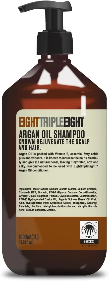 شامپو روغن آرگان حرفه ای 1 لیتری - سایز XL شامپو روغن آرگان حرفه ای 1 لیتری - سایز XL
