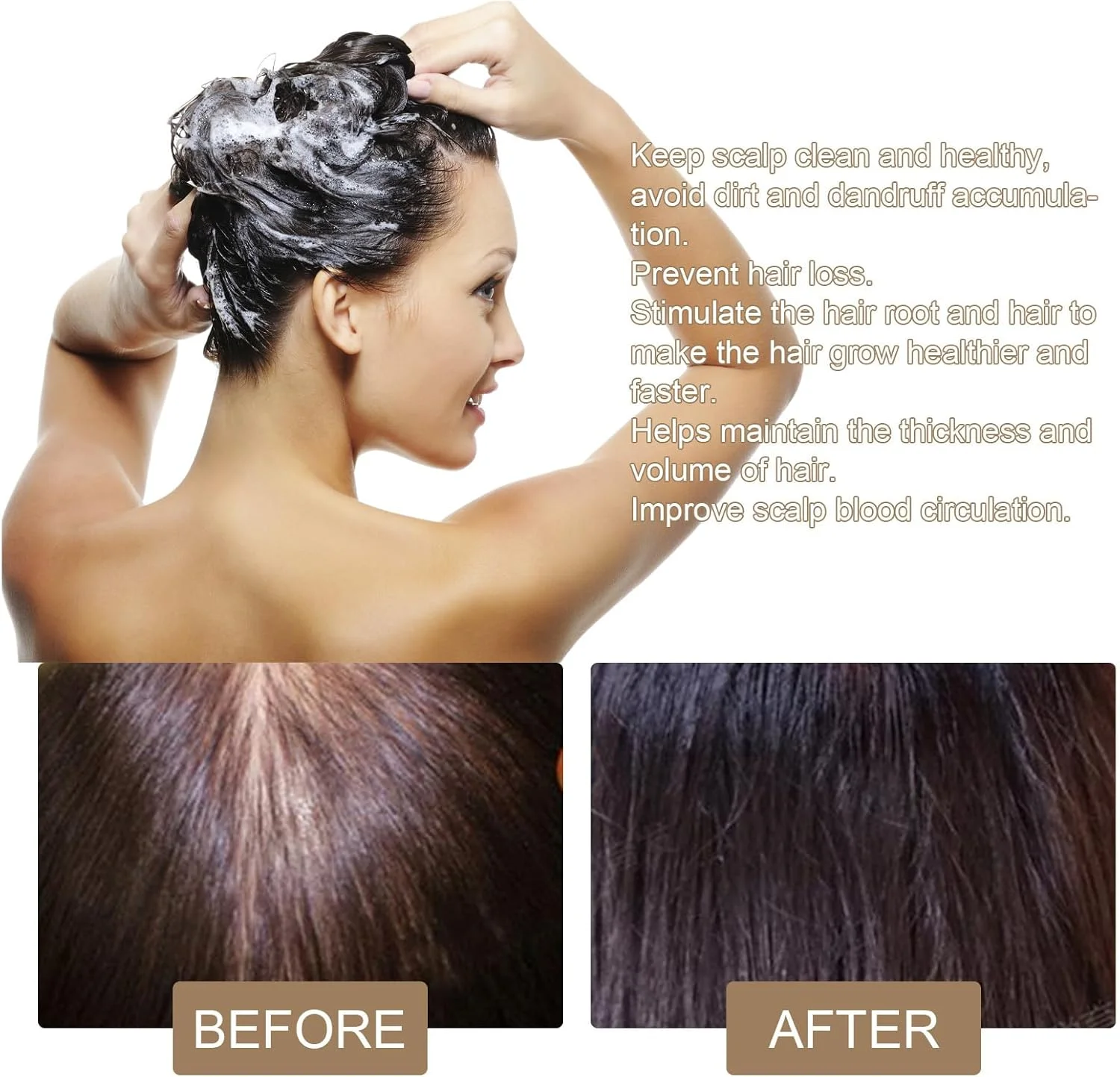 دو عدد شامپو صابونی، شامپو برنج ضد ریزش مو، شامپو برنج برای رشد مو، برای مرطوب کردن مو، مناسب برای انواع مو دو عدد شامپو صابونی، شامپو برنج ضد ریزش مو، شامپو برنج برای رشد مو، برای مرطوب کردن مو، مناسب برای انواع مو